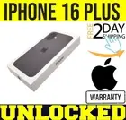 APPLE IPHONE 16 PLUS - 256GB - BLACK (FACTORY UNLOCKED) APPLE WARRANTY ❖SEALED❖