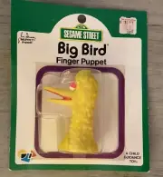 Vintage 1973 Sesame Street Big Bird Finger Puppet - NIP