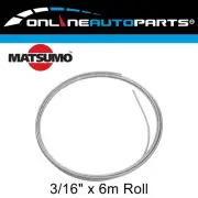 Steel Bundy Tube Brake Pipe 6m Coil of 3/16" Fuel Transmission Line Zinc Coated