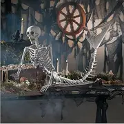 Halloween Mermaid Skeletons Home Decor 80CM