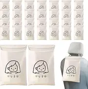 Car Trash Bag | Cute Cartoon Easy Stick Car Trash Can - Automotive Interior Supplies for Boat Backseat Cupholder Vehicle Vomit Door Airplane Travel Kids Trunk