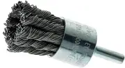 181020B - 1" X 1/4" Shank Knot End Brushes, .020 Stainless Steel Wire (20 Pack)
