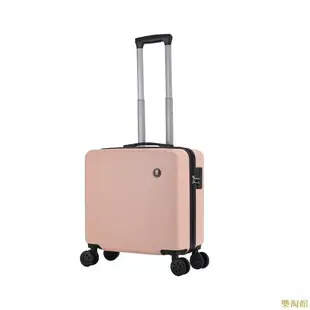 迷你18寸拉桿箱列印圖案LOGO行李箱小型兒童箱abs+pc登機箱旅行箱