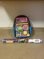 Funko POP! Marvel Black Light Mini Backpack + Spiderman Poster Target EXCLUSIVE