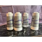 Lot of 4 White Surelock for Overlock Machines 100% Spun polyester 12,000 Yards