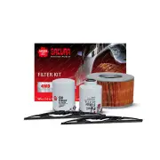 Sakura Front Wiper Blades & Filter Service Kit for Toyota Hilux LN167 LN172 3.0L