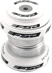 FSA Orbit MX 1-1/8Inches Threadless MTB Road Headset with Top Cap, White, NO.20, XTE1510