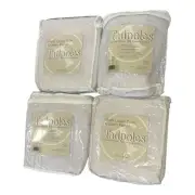 Tadpoles Multi-Layered Tulle Curtain Panel 63" x 42" White Set Of 4 New!