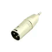 Adapter XLR 3 Pin Male To 3.5mm Stereo Male Microphone Mic/AMP Audio Connector