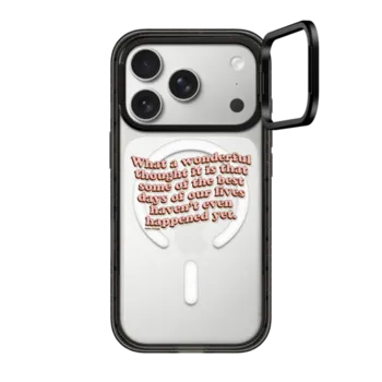 iPhone 17 Pro Impact Ring Stand Case MagSafe Compatible Wonderful Thought iPhone Case by Quotes by Christie
