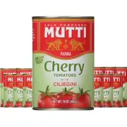 Mutti 14 Ounce Canned Cherry Tomatoes Pack of 12 Vegan Non GMO Italian Quality