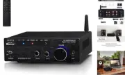 Mini HiFi Digital Amplifier Receiver,2 Channel 200W Dual TPA3116 Class D