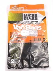 (6) MICRO CLEAN VACUUM CLEANER BAGS, PANASONIC UPRIGHT U & U-3, #241