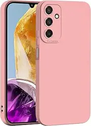 [WBWONE] Case for Samsung Galaxy A14 4G / 5G Case, Silicone Mobile Phone Case Ultra Thin Soft TPU Camera Everything Includes Shockproof Protective Cover - Pink