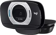 Logitech C615 Portable Webcam, Full HD 1080p/30fps, Widescreen HD Video Calling, Foldable, HD Light Correction, Autofocus, Noise Reduction, for Skype, FaceTime, Hangouts, PC/Mac/Laptop/MacBook/Tablet