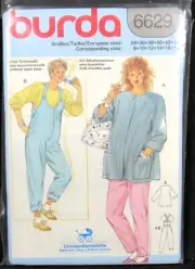 Maternity Top Jumpsuit Size 8 10 12 14 16 18 Burda 6629 Uncut Pattern