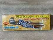 Guillows Curtiss P-40 Warhawk Flying Balsa Model Kit #501 Sealed