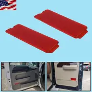 2x Interior Door Reflector Light Lens Front Rear For 1999-2007 Ford Super Duty (for: Ford)