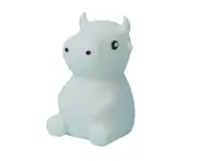 D39 Cute Cattle Night Light Portable Animal Lamp for Bedroom Kawaii Room Decor Color Changing Toys Light Up Anime Cattle Sleeping Light
