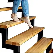 Transparent Carpet Stair Treads Non Slip for Wooden Steps, 15 Count, 30”x8”, Slip Resistance Clear Indoor Outdoor Stair Treads Carpet Runner Mats, Peel and Stick Stair Treads