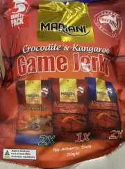 *New* Mariani Game Jerky Variety Pack 250g Premium Australian Crocodile Kangaroo