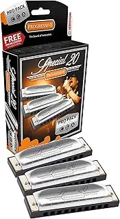 Hohner Special 20 Harmonica 3 piece Pro Pack keys of G,C,A