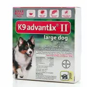 K-9 Advantix II Flea Control for Large Dogs (21-55 lbs) 4 dose/4 Month Supply