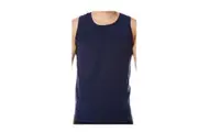 MERINO SKINS Mens Thermal Tank Top Singlet Thermals Warm Winter Base Layer - Navy