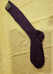 Chaussettes hautes STEMM ´60 , 41-42, 70% laine 30% polyam., neuf, 45 cm, France