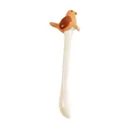 Urban Bird 12cm Ceramic Hanging Spoon For Mug - White/Blue