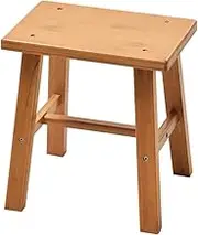 BESPORTBLE Bamboo Low Stool for and Girls Stool Easy to Clean Portable Slip Made of Bamboo