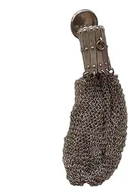 [GENERIC] Retro Coin Bag | Medieval Metal Coin Pouch | Antique Medieval Collectible Coin Purse | Coin Holders for Medieval Enthusiasts | Unique Small Vintage Double Mesh Pouch