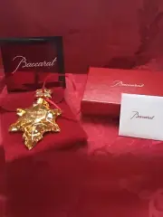NIBP FLAWLESS Stunning BACCARAT France Noel Crystal 2017 CHRISTMAS TREE ORNAMENT