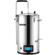 VEVOR Electric Brewing System, 9.2 Gal/35 L Brewing Pot, All-in-One Home Beer Br