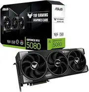 ASUS TUF RTX5080, 16G, Gaming, NVIDIA, GeForce RTX 5080, 16GB GDDR7, 256bit, 2X HDMI, 3xDP, RGB, DLSS4 Graphics