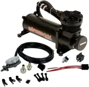 airmaxxx Black 480 Air Compressor 120 psi Off with Air Filter Relocate Kit