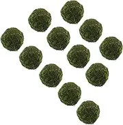 HEALEEP 12Pcs Decorative Balls Garden Accessory for Planters Fish Tanks and Micro Landscapes Lightweight and Vivid Decor for Home