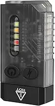 Vortex V10 EDC Flashlight with Red UV Blue Green Yellow White Light Emergency Signals Fluorescent Powerful 1000lm Rechargeable Mini Pocket LED Keychain Flashlight USB-Type C IPX4 Magnetic end