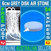 6cm Disk Air Stone Grey Bubble Airstone For Aquarium Fish Tank Pond Pump