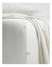 [Fine Day] Wonder Super King Fitted Sheet in Cream