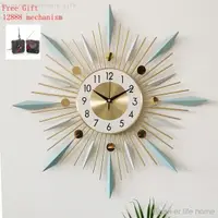 在飛比找蝦皮商城精選優惠-客廳鐘錶時尚 現代簡約輕奢北歐裝飾藝術 壁鐘掛錶  掛鐘歐式