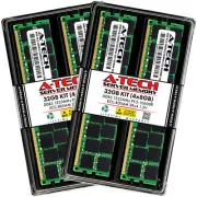A-Tech 32GB 4x 8GB 2Rx4 PC3-10600R DDR3 1333MHz ECC RDIMM REG Server Memory RAM