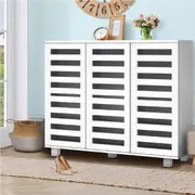 ALFORDSON Shoe Cabinet 30 pairs Storage Rack White