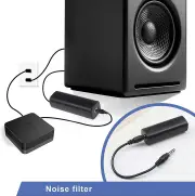 EMSea Ground Loop Noise Isolator Filter 3.5mm AUX Cable for Home Car Stereo Audio