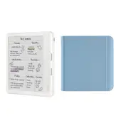 Kobo Libra Colour White with Notebook SleepCover Case (Dusk Blue)