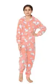 Kids Girls Boys Fleece A2Z Onesie One Piece Pyjamas Unicorn Print Sleepsuit 2-13