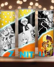 Demon Slayer Zenitsu Agatsuma,20oz Stainless Steel Tumbler, Anime, Manga Tumbler