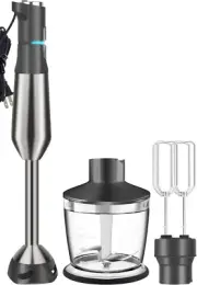 Immersion Blender RPM 16000±10% Scratch Resistant Hand Blender,15 Speed and Turb