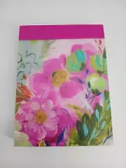 Floral Cover Lined Notepad