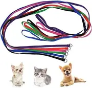 6PCS Dog Slip Leads D Ring Kennel Nylon Rope for Pet Animal Control Grooming Shelter Rescues Doggy Daycare